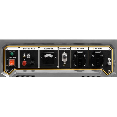 Генератор бензиновий GRAPHITE 230В (1 фаза), 2/2.2кВт, ручний старт, AVR, 40кг Генератор бензиновий GRAPHITE 230В (1 фаза), 2/2.2кВт, ручний старт, AVR, 40кг
