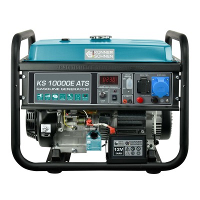 Генератор бензиновий Konner&Sohnen KS 10000E ATS, 230В, 8.0кВт, АВР (ATS), електростартер, 87.8кг (KS10000EATS) Генератор бензиновий Konner&Sohnen KS 10000E ATS, 230В, 8.0кВт, АВР (ATS), електростартер, 87.8кг (KS10000EATS)