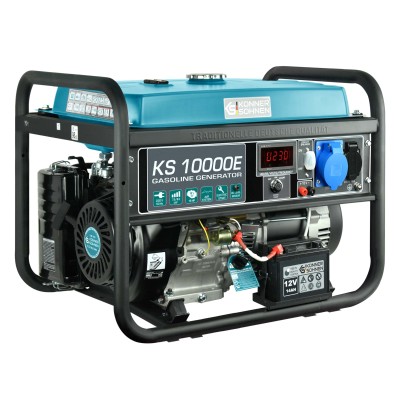 Генератор бензиновий Konner&Sohnen KS 10000E, 230В, 8кВт, електростартер, 85.5кг (KS10000E)