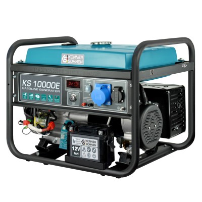 Генератор бензиновий Konner&Sohnen KS 10000E, 230В, 8кВт, електростартер, 85.5кг (KS10000E)