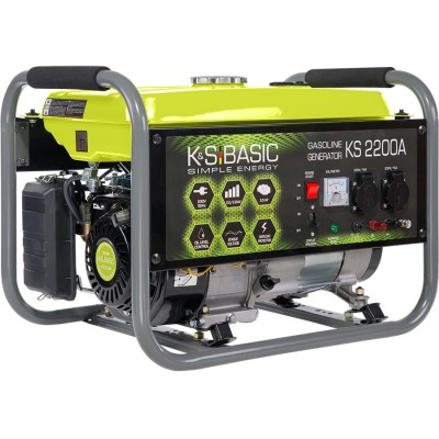 Генератор бензиновий Konner&Sohnen KSB 2200A, 230В, 2.0 кВт, ручний стартер, 33.2кг (KSB2200A) Генератор бензиновий Konner&Sohnen KSB 2200A, 230В, 2.0 кВт, ручний стартер, 33.2кг (KSB2200A)