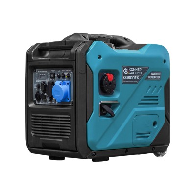 Генератор бензиновий KS Konner&Sohnen KS 6000iE S, 230В, 5.5кВт, електростартер, 39.5кг (KS6000IES) Генератор бензиновий KS Konner&Sohnen KS 6000iE S, 230В, 5.5кВт, електростартер, 39.5кг (KS6000IES)