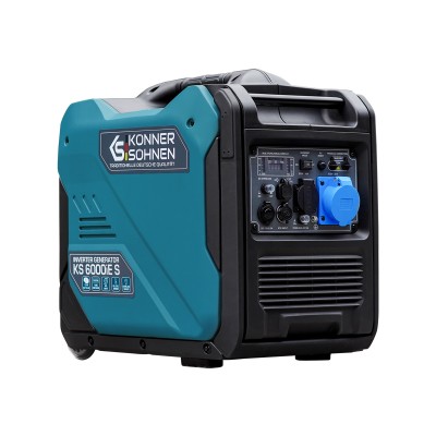 Генератор бензиновий KS Konner&Sohnen KS 6000iE S, 230В, 5.5кВт, електростартер, 39.5кг (KS6000IES) Генератор бензиновий KS Konner&Sohnen KS 6000iE S, 230В, 5.5кВт, електростартер, 39.5кг (KS6000IES)