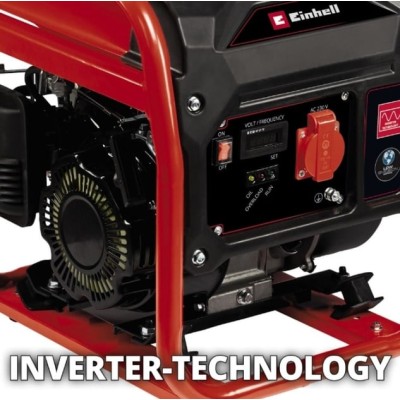 Генератор бензиновий інверторний Einhell TC-IG 1100, 1.1кВт, 3600об/хв, 1х230В(1 фаза), 4.35А, бак 6.5л, 95дБ, ручний старт, 20. Генератор бензиновий інверторний Einhell TC-IG 1100, 1.1кВт, 3600об/хв, 1х230В(1 фаза), 4.35А, бак 6.5л, 95дБ, ручний старт, 20.