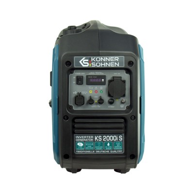 Генератор бензиновий інверторний Konner&Sohnen KS 2000i S, 230В, 2.0кВт, ручний запуск, 19кг (KS2000IS)