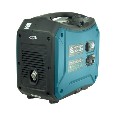 Генератор бензиновий інверторний Konner&Sohnen KS 2000i S, 230В, 2.0кВт, ручний запуск, 19кг (KS2000IS)