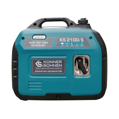 Генератор бензиновий інверторний Konner&Sohnen KS 2100IS, 230В, 2.0кВт, ручний стартер, 18.5кг Генератор бензиновий інверторний Konner&Sohnen KS 2100IS, 230В, 2.0кВт, ручний стартер, 18.5кг