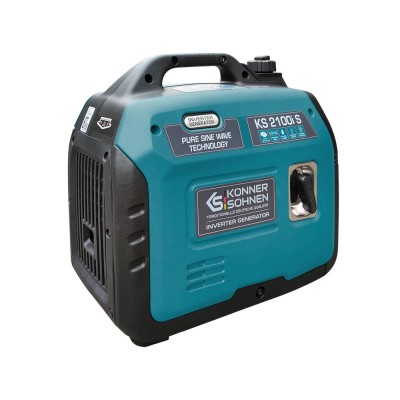 Генератор бензиновий інверторний Konner&Sohnen KS 2100IS, 230В, 2.0кВт, ручний стартер, 18.5кг Генератор бензиновий інверторний Konner&Sohnen KS 2100IS, 230В, 2.0кВт, ручний стартер, 18.5кг