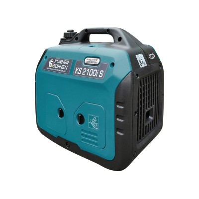 Генератор бензиновий інверторний Konner&Sohnen KS 2100IS, 230В, 2.0кВт, ручний стартер, 18.5кг Генератор бензиновий інверторний Konner&Sohnen KS 2100IS, 230В, 2.0кВт, ручний стартер, 18.5кг