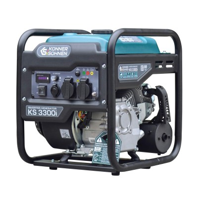 Генератор бензиновий інверторний Konner&Sohnen KS 3300i, 230В, 3.3кВт, ручний запуск, 25.5кг (KS3300I) Генератор бензиновий інверторний Konner&Sohnen KS 3300i, 230В, 3.3кВт, ручний запуск, 25.5кг (KS3300I)
