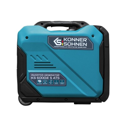 Генератор бензиновий інверторний Konner&Sohnen KS 6000iE ATS, 230, 5.5кВт, АВР(ATS), електростартер, 40кг (KS6000IESATS) Генератор бензиновий інверторний Konner&Sohnen KS 6000iE ATS, 230, 5.5кВт, АВР(ATS), електростартер, 40кг (KS6000IESATS)