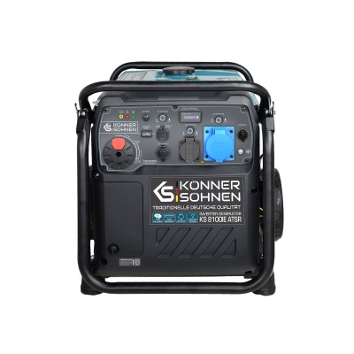 Генератор бензиновий інверторний Konner&Sohnen KS 8100iE ATSR, 230В, 8.5кВт, АВР(ATS), електростартер, 68кг (KS8100IEATSR) Генератор бензиновий інверторний Konner&Sohnen KS 8100iE ATSR, 230В, 8.5кВт, АВР(ATS), електростартер, 68кг (KS8100IEATSR)