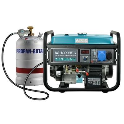 Генератор газобензиновий Konner&Sohnen KS 10000E G, 230В, 8.0кВт, електростартер, 87кг Генератор газобензиновий Konner&Sohnen KS 10000E G, 230В, 8.0кВт, електростартер, 87кг