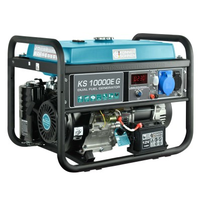 Генератор газобензиновий Konner&Sohnen KS 10000E G, 230В, 8.0кВт, електростартер, 87кг Генератор газобензиновий Konner&Sohnen KS 10000E G, 230В, 8.0кВт, електростартер, 87кг