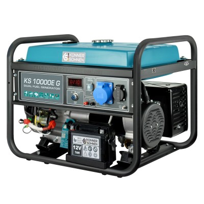 Генератор газобензиновий Konner&Sohnen KS 10000E G, 230В, 8.0кВт, електростартер, 87кг Генератор газобензиновий Konner&Sohnen KS 10000E G, 230В, 8.0кВт, електростартер, 87кг