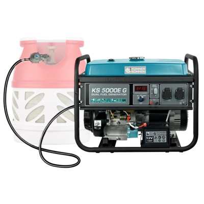 Генератор газобензиновий Konner&Sohnen KS 5000E G, 230В, 4.5кВт, електростартер, 77.0кг (KS5000EG) Генератор газобензиновий Konner&Sohnen KS 5000E G, 230В, 4.5кВт, електростартер, 77.0кг (KS5000EG)