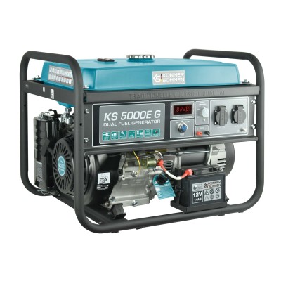 Генератор газобензиновий Konner&Sohnen KS 5000E G, 230В, 4.5кВт, електростартер, 77.0кг (KS5000EG) Генератор газобензиновий Konner&Sohnen KS 5000E G, 230В, 4.5кВт, електростартер, 77.0кг (KS5000EG)