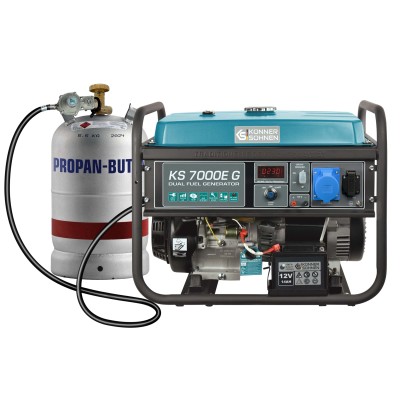 Генератор газобензиновий Konner&Sohnen KS 7000E G, 230В, 5.5кВт, електростартер, 77.2кг Генератор газобензиновий Konner&Sohnen KS 7000E G, 230В, 5.5кВт, електростартер, 77.2кг