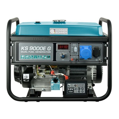 Генератор газобензиновий Konner&Sohnen KS 9000E G, 230В, 6.5кВт, електростартер, 83.0кг Генератор газобензиновий Konner&Sohnen KS 9000E G, 230В, 6.5кВт, електростартер, 83.0кг