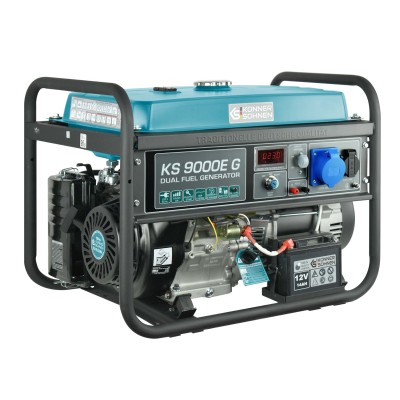 Генератор газобензиновий Konner&Sohnen KS 9000E G, 230В, 6.5кВт, електростартер, 83.0кг Генератор газобензиновий Konner&Sohnen KS 9000E G, 230В, 6.5кВт, електростартер, 83.0кг