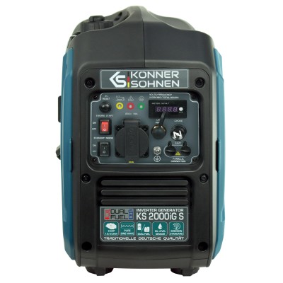 Генератор газобензиновий інверторний Konner&Sohnen KS 2000iG S, 230В, 2.0кВт, ручний запуск, 19кг (KS2000IGS)