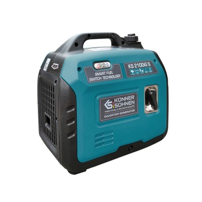 Генератор газобензиновий інверторний Konner&Sohnen KS 2100IGS, 230В, 2.0кВт, ручний стартер, 19кг