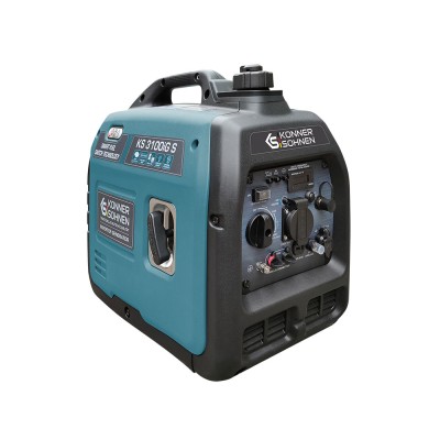 Генератор газобензиновий інверторний Konner&Sohnen KS 3100iG S, 230В, 3.1кВт, ручний запуск, 22кг (KS3100IGS) Генератор газобензиновий інверторний Konner&Sohnen KS 3100iG S, 230В, 3.1кВт, ручний запуск, 22кг (KS3100IGS)