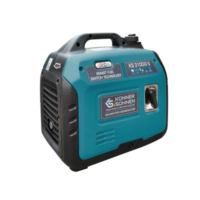 Генератор газобензиновий інверторний Konner&Sohnen KS 3100iG S, 230В, 3.1кВт, ручний запуск, 22кг (KS3100IGS) Генератор газобензиновий інверторний Konner&Sohnen KS 3100iG S, 230В, 3.1кВт, ручний запуск, 22кг (KS3100IGS)