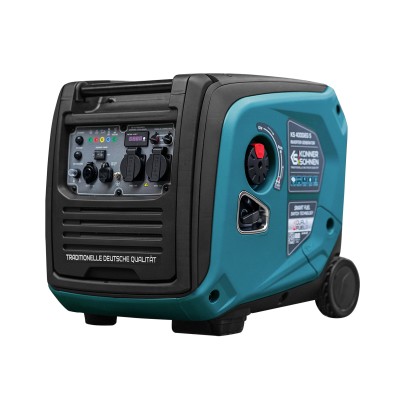 Генератор газобензиновий інверторний Konner&Sohnen KS 4000iEG S, 230В, 4.0кВт, електростартер, 40кг (KS4000IEGS) Генератор газобензиновий інверторний Konner&Sohnen KS 4000iEG S, 230В, 4.0кВт, електростартер, 40кг (KS4000IEGS)