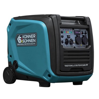Генератор газобензиновий інверторний Konner&Sohnen KS 4000iEG S, 230В, 4.0кВт, електростартер, 40кг (KS4000IEGS) Генератор газобензиновий інверторний Konner&Sohnen KS 4000iEG S, 230В, 4.0кВт, електростартер, 40кг (KS4000IEGS)