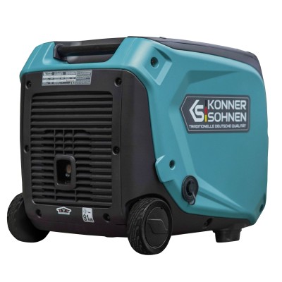 Генератор газобензиновий інверторний Konner&Sohnen KS 4000iEG S, 230В, 4.0кВт, електростартер, 40кг (KS4000IEGS) Генератор газобензиновий інверторний Konner&Sohnen KS 4000iEG S, 230В, 4.0кВт, електростартер, 40кг (KS4000IEGS)