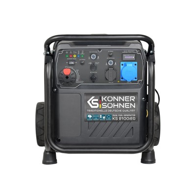 Генератор газобензиновий інверторний Konner&Sohnen KS8100IEG, 230В, 8.5кВт, електростартер, 68кг. Генератор газобензиновий інверторний Konner&Sohnen KS8100IEG, 230В, 8.5кВт, електростартер, 68кг.