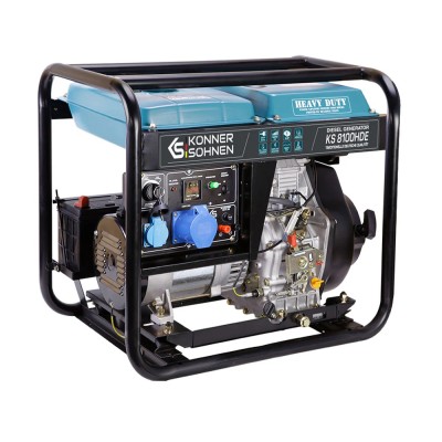 Генератор дизельний Konner&Sohnen KS 8100HDE (EURO V), 230В, 6.5кВт, електростартер, 117кг (KS8100HDE) Генератор дизельний Konner&Sohnen KS 8100HDE (EURO V), 230В, 6.5кВт, електростартер, 117кг (KS8100HDE)