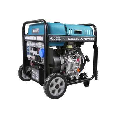 Генератор дизельний інверторний Konner&Sohnen KS 6100iDE ATSR, 230В, 5.5кВт, АВР(ATS), електростартер, 98кг (KS6100IDEATSR) Генератор дизельний інверторний Konner&Sohnen KS 6100iDE ATSR, 230В, 5.5кВт, АВР(ATS), електростартер, 98кг (KS6100IDEATSR)