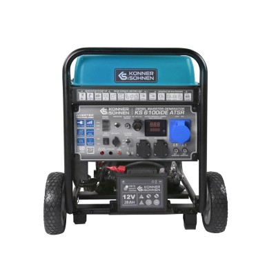 Генератор дизельний інверторний Konner&Sohnen KS 6100iDE ATSR, 230В, 5.5кВт, АВР(ATS), електростартер, 98кг (KS6100IDEATSR) Генератор дизельний інверторний Konner&Sohnen KS 6100iDE ATSR, 230В, 5.5кВт, АВР(ATS), електростартер, 98кг (KS6100IDEATSR)