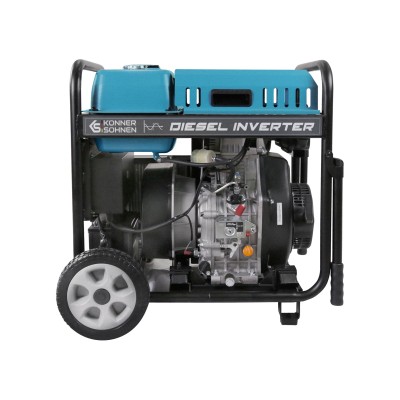 Генератор дизельний інверторний Konner&Sohnen KS 6100iDE ATSR, 230В, 5.5кВт, АВР(ATS), електростартер, 98кг (KS6100IDEATSR) Генератор дизельний інверторний Konner&Sohnen KS 6100iDE ATSR, 230В, 5.5кВт, АВР(ATS), електростартер, 98кг (KS6100IDEATSR)