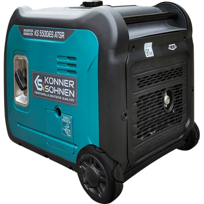 Генератор інверторний бензиновий Konner&Sohnen KS 5500iES ATSR, 230В, 5.5кВт, АВР(ATS), електростартер, 52кг (KS5500IESATSR) Генератор інверторний бензиновий Konner&Sohnen KS 5500iES ATSR, 230В, 5.5кВт, АВР(ATS), електростартер, 52кг (KS5500IESATSR)