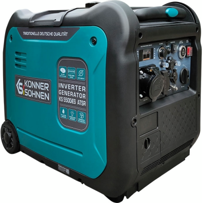 Генератор інверторний бензиновий Konner&Sohnen KS 5500iES ATSR, 230В, 5.5кВт, АВР(ATS), електростартер, 52кг (KS5500IESATSR) Генератор інверторний бензиновий Konner&Sohnen KS 5500iES ATSR, 230В, 5.5кВт, АВР(ATS), електростартер, 52кг (KS5500IESATSR)
