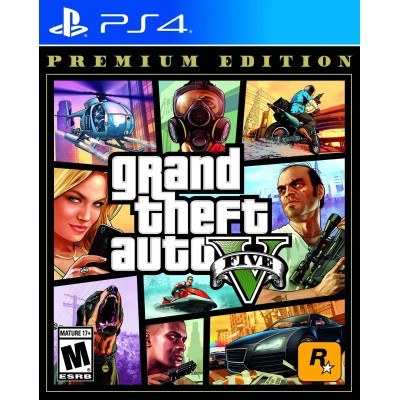 Гра консольна PS4 Grand Theft Auto V Premium Edition, BD диск (5026555424271) Гра консольна PS4 Grand Theft Auto V Premium Edition, BD диск (5026555424271)