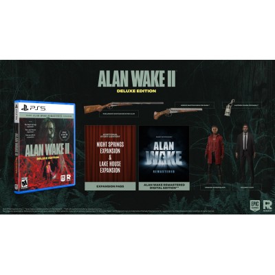 Гра консольна PS5 Alan Wake 2 Deluxe Edition, BD диск (5056635609427) Гра консольна PS5 Alan Wake 2 Deluxe Edition, BD диск (5056635609427)