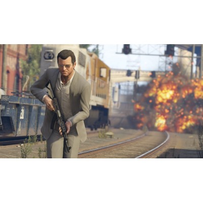 Гра консольна PS5 Grand Theft Auto V, BD диск (5026555431842) Гра консольна PS5 Grand Theft Auto V, BD диск (5026555431842)
