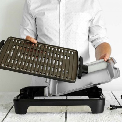 Гриль George Foreman барбекю Smokeless BBQ Grill 1606Вт, темп. режимів-3, з`ємні пластини, пластик, чорний (25850-56) Гриль George Foreman барбекю Smokeless BBQ Grill 1606Вт, темп. режимів-3, з`ємні пластини, пластик, чорний (25850-56)