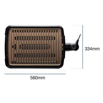 Гриль George Foreman барбекю Smokeless BBQ Grill 1606Вт, темп. режимів-3, з`ємні пластини, пластик, чорний (25850-56) Гриль George Foreman барбекю Smokeless BBQ Grill 1606Вт, темп. режимів-3, з`ємні пластини, пластик, чорний (25850-56)