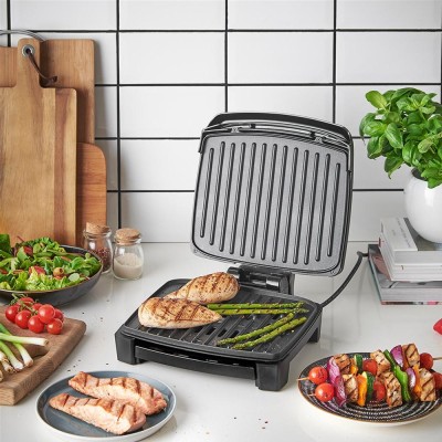 Гриль George Foreman прижимний Immersa Medium, 1300Вт, темп. режимів-1, з`ємні пластини, метал, пластик, чорний (28310-56) Гриль George Foreman прижимний Immersa Medium, 1300Вт, темп. режимів-1, з`ємні пластини, метал, пластик, чорний (28310-56)