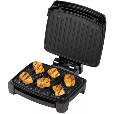 Гриль George Foreman прижимний Immersa Small, 1100Вт, темп. режимів-1, з`ємні пластини, метал, пластик, чорний (28300-56) Гриль George Foreman прижимний Immersa Small, 1100Вт, темп. режимів-1, з`ємні пластини, метал, пластик, чорний (28300-56)