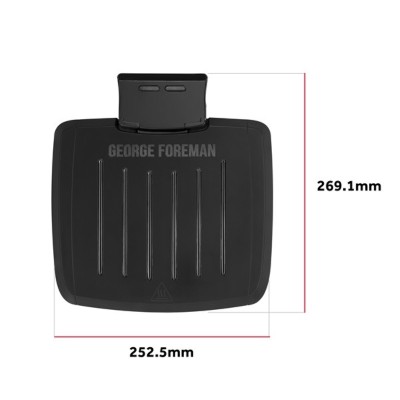 Гриль George Foreman прижимний Immersa Small, 1100Вт, темп. режимів-1, з`ємні пластини, метал, пластик, чорний (28300-56) Гриль George Foreman прижимний Immersa Small, 1100Вт, темп. режимів-1, з`ємні пластини, метал, пластик, чорний (28300-56)