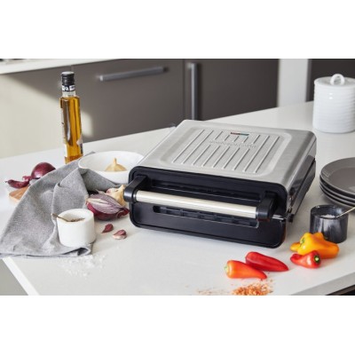 Гриль George Foreman прижимний Smokeless Grill 1575Вт, темп. режимів-1, з`ємні пластини, пластик, чорний (28000-56) Гриль George Foreman прижимний Smokeless Grill 1575Вт, темп. режимів-1, з`ємні пластини, пластик, чорний (28000-56)