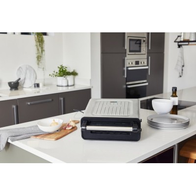 Гриль George Foreman прижимний Smokeless Grill 1575Вт, темп. режимів-1, з`ємні пластини, пластик, чорний (28000-56) Гриль George Foreman прижимний Smokeless Grill 1575Вт, темп. режимів-1, з`ємні пластини, пластик, чорний (28000-56)