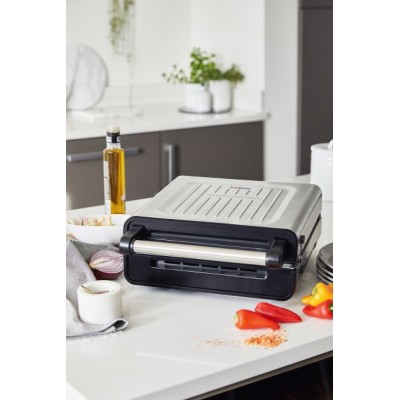 Гриль George Foreman прижимний Smokeless Grill 1575Вт, темп. режимів-1, з`ємні пластини, пластик, чорний (28000-56) Гриль George Foreman прижимний Smokeless Grill 1575Вт, темп. режимів-1, з`ємні пластини, пластик, чорний (28000-56)