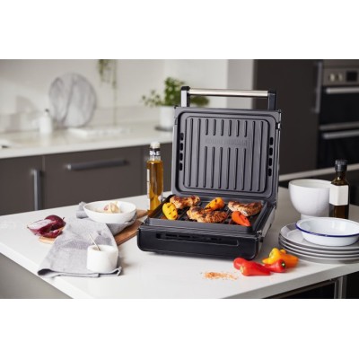 Гриль George Foreman прижимний Smokeless Grill 1575Вт, темп. режимів-1, з`ємні пластини, пластик, чорний (28000-56) Гриль George Foreman прижимний Smokeless Grill 1575Вт, темп. режимів-1, з`ємні пластини, пластик, чорний (28000-56)